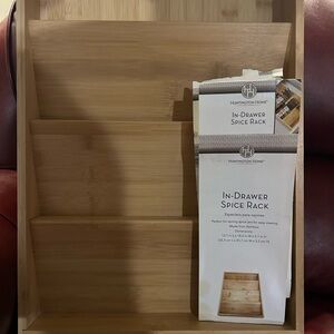 Huntington Home Natural Bamboo Spice Organizer